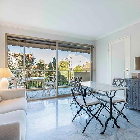 Chez J-P - 100M Beach 2-4Pers Terrace Sea View Pool Garage 昂蒂布 外观 照片