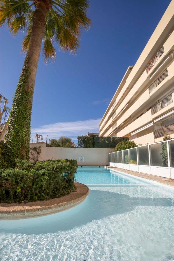 Chez J-P - 100M Beach 2-4Pers Terrace Sea View Pool Garage 昂蒂布 外观 照片